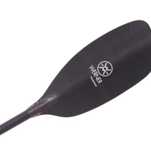 Werner Powerhouse Carbon Straight Shaft One‑Piece Whitewater Paddle
